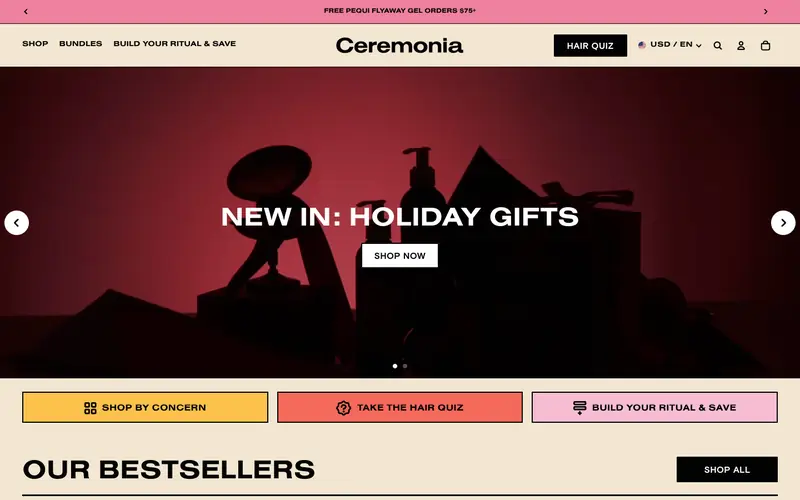 Ceremonia storefront