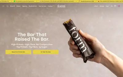 Form Nutrition storefront