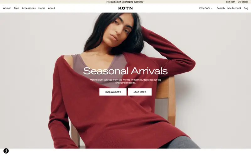 Kotn storefront