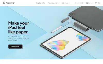 Paperlike storefront