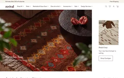 Revival Rugs storefront